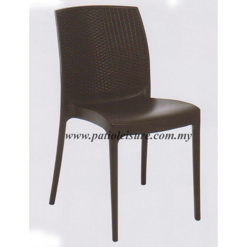 Grand Soleil Sedia Boheme Stacking Side Chair Patio Leisure